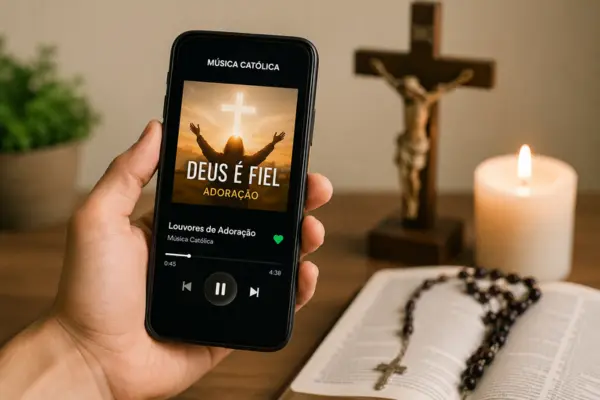 Aplicativo para Ouvir Música Católica Online Diariamente