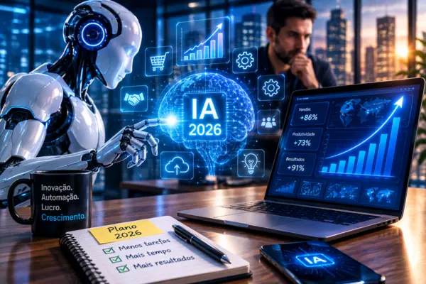 Futuro dominado: IA 2026 para negócios